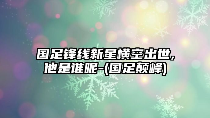 國(guó)足鋒線新星橫空出世,他是誰呢-(國(guó)足顛峰)