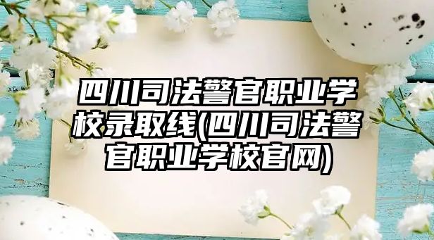 四川司法警官職業(yè)學校錄取線(四川司法警官職業(yè)學校官網)