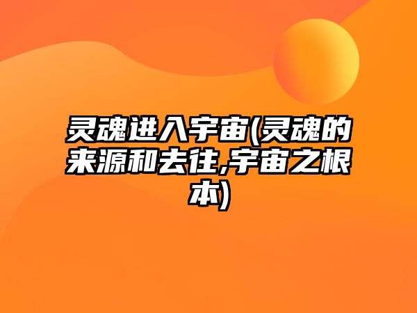 靈魂進(jìn)入宇宙(靈魂的來(lái)源和去往,宇宙之根本)